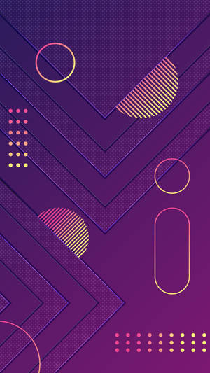 Google Pixel 4k Purple Patterns Wallpaper