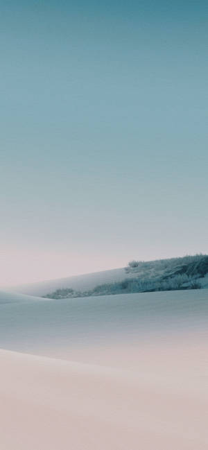 Google Pixel 4k Snowy Field Wallpaper