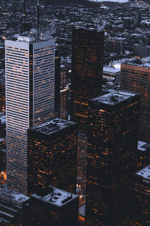Google Pixel City Buildings Light Wallpaper