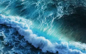 Google Pixel Dark Waves Wallpaper