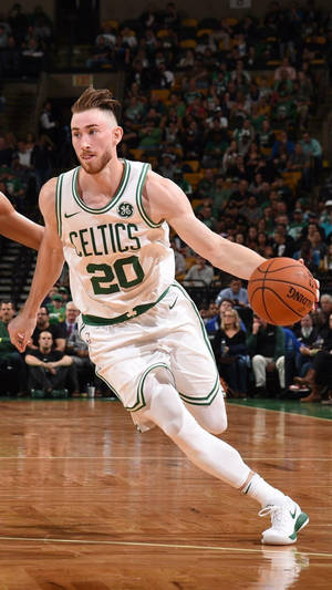 Gordon Hayward Celtics 20 Dribble Wallpaper