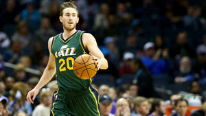 Gordon Hayward Nba Jazz Forward Wallpaper