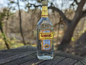 Gordon's Dry Gin Bottle Trees Wallpaper