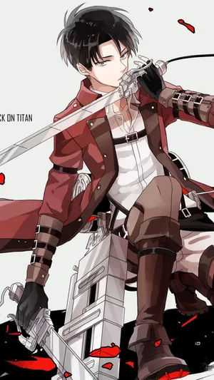 Gorgeous Levi Ackerman Fan Art Wallpaper