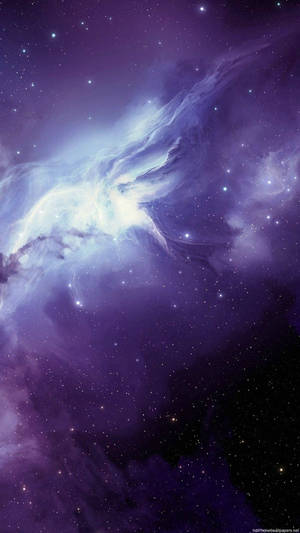 Gorgeous Purple Galaxy Iphone Wallpaper