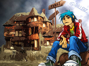 Gorillaz 2d Sitting Wallpaper