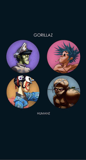 Gorillaz Humanz Studio Album Wallpaper