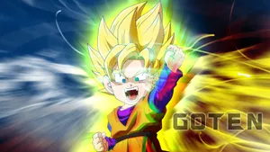 Goten Name Digital Art Wallpaper
