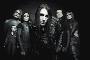 Gothic_ Band_ Portrait_ Motionless_ In_ White Wallpaper