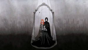 Gothic Couple Artwork Wallpaper