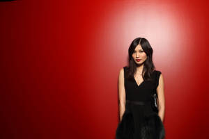 Gothic Look Gemma Chan Wallpaper