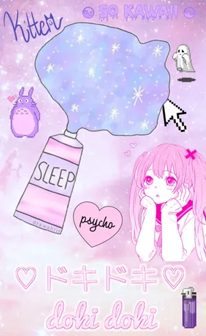 Gothic Pastel Kawaii Wallpaper