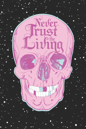 Gothic Pastel Skull Wallpaper