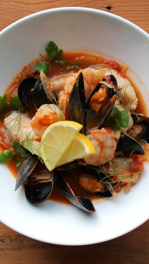 Gourmet Bouillabaisse - French Cuisine At Its Best Wallpaper