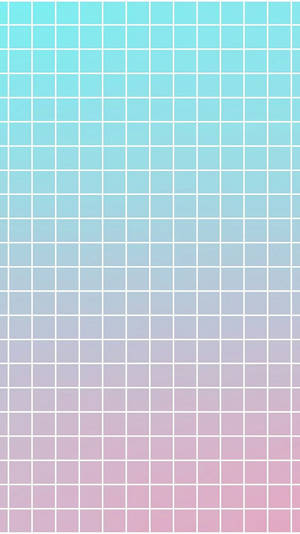 Gradient Blue To Pink Grid Aesthetic Wallpaper