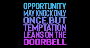 Gradient Opportunity Quote Wallpaper