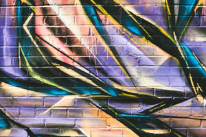 Graffiti Reflected Lights Wallpaper