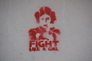 Graffiti Star Wars Princess Leia Wallpaper