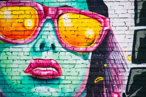Graffiti, Wall, Girl, Art Wallpaper