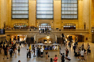 Grand Central Station Modern Floor Wallpaper