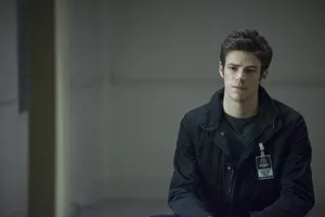 Grant Gustin In The Flash Trickster Episode Wallpaper