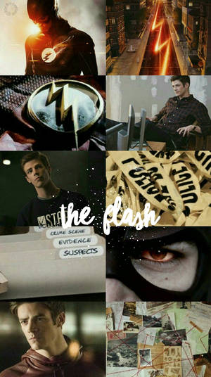 Grant Gustin The Flash Aesthetics Wallpaper