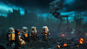 Graphic Design Lego Stormtroopers Wallpaper