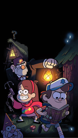 Gravity Falls Cartoon Phone Wallpaper