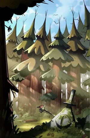 Gravity Falls Cipher Hunt Wallpaper