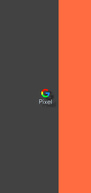 Gray And Orange Google Pixel 5 Wallpaper