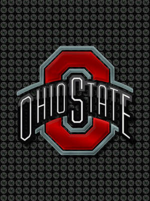 Gray And Red Ohio State Logo Wallpaper