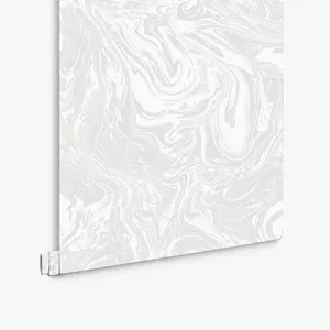Gray And White Marble Artwork Wallpaper