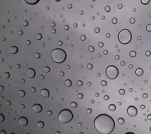 Gray Basic Raindrop Wallpaper