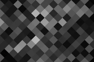 Gray Black And White Squares Checkered Pattern Wallpaper