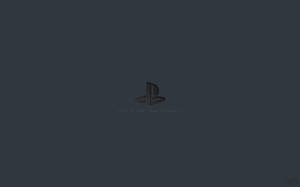 Gray Black Playstation Logo Wallpaper