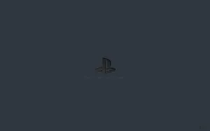 Gray Black Playstation Logo Wallpaper