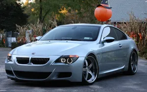 Gray Bmw E63 Halloween Wallpaper