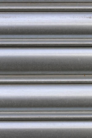 Gray Horizontal Iron Stripes Wallpaper