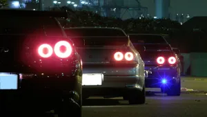 Gray Jdm Nissan Skyline Cars Rear Wallpaper