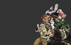 Gray Jojo Bizarre Adventure Stardust Crusaders Wallpaper