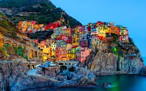 Greece Italy Manarola Free Desktop Background And Wallpaper Wallpaper