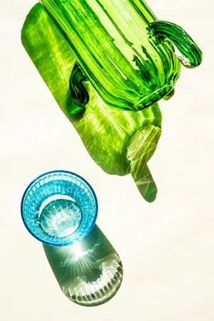 Green Aesthetic Glass Jar Wallpaper
