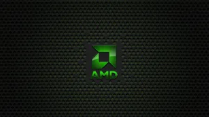 Green Amd Logo Mesh Wallpaper