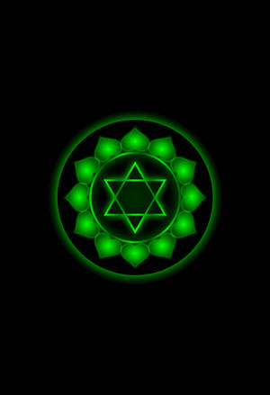 Green Circle Chakra Wallpaper