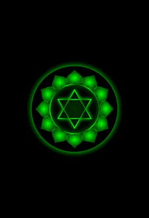 Green Circle Chakra Wallpaper