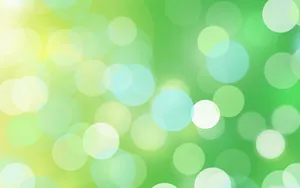 Green Circles Background Wallpaper