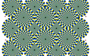 Green Cool Optical Illusions Spiraling Wallpaper