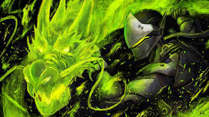 Green Dragon Unleashed Genji Hd Wallpaper