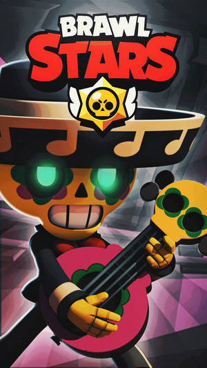 Green-eyed Poco From Brawl Stars Wallpaper