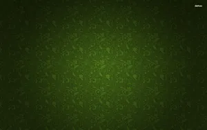 Green Floral Deep Green Wallpaper